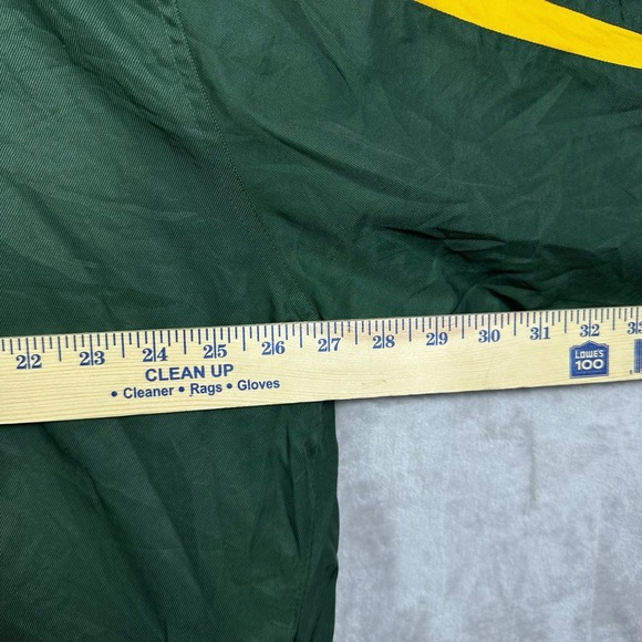 VINTAGE Reebok Green Bay Packers Jacket Mens XL Green NFL Full Zip Windbreaker - Picture 5 of 12